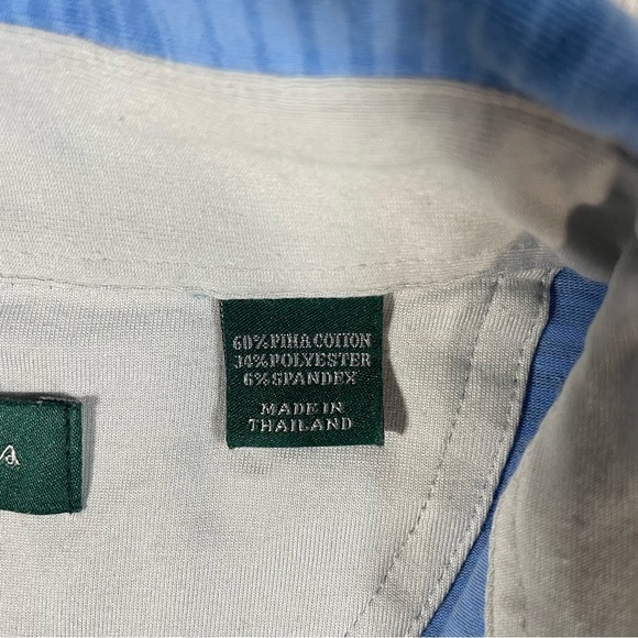 Bobby Jones eFX Performance Cotton Frame Stripe Short Sleeve Polo Shirt Size L - Picture 9 of 12